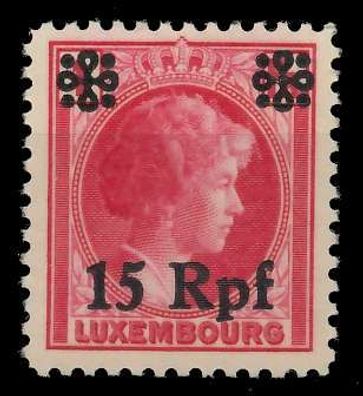 BES. 2WK Luxemburg Nr 24 postfrisch X82AF26