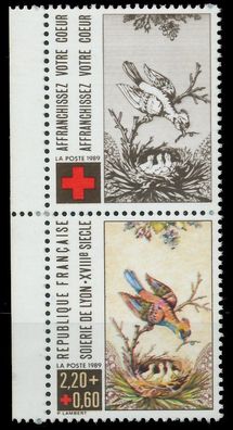 Frankreich 1989 Nr 2748C + Zf postfrisch SENKR PAAR X873162