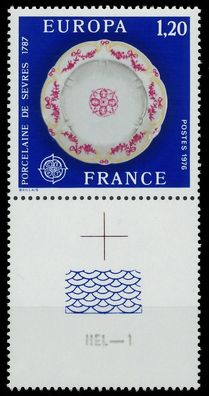 Frankreich 1976 Nr 1962 LFu postfrisch SENKR PAAR X045526