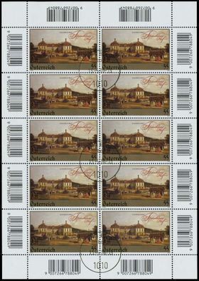 Österreich BLOCK Kleinbogen Nr 2866 gestempelt Kleinbg X21745A