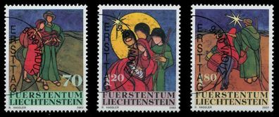 Liechtenstein 2002 Nr 1304-1306 gestempelt X29874A
