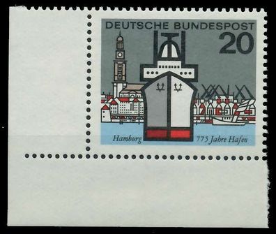 BRD BUND 1964 Nr 417 postfrisch ECKE-ULI X3024C6