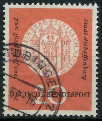 BRD BUND 1957 Nr 255 gestempelt X3026DE