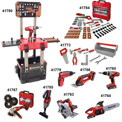 Einhell Kids Staubsauger mit Stecksystem und mehreren Kombinationsmoeglichkeiten