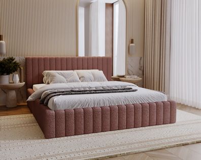 Polsterbett MOLISE 120 - 200 cm Bett mit Bettkasten & Lattenrost Doppelbett, Stauraum