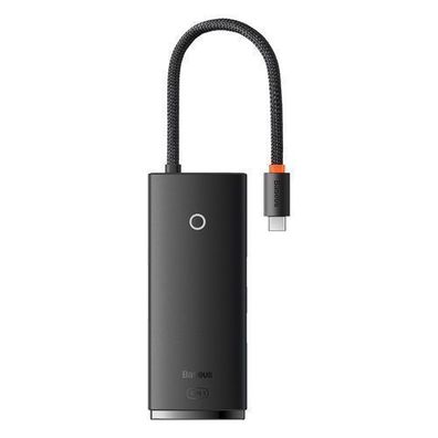 Baseus Lite Series USB-C Hub - 2x USB 3.0 / USB-C PD / HDMI 1.4 / SD/TF - Schwar