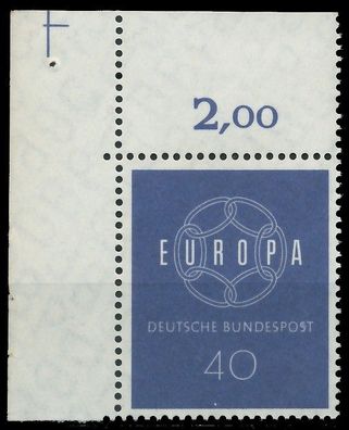 BRD BUND 1959 Nr 321 postfrisch ECKE-OLI X558386