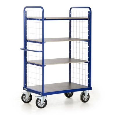 Bako Logistiksysteme Etagenwagen R1200 mit 4 Ladeflaechen und Gitter-Stirnwaenden 18