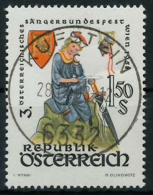 Österreich 1958 Nr 1043 zentrisch gestempelt X75E742
