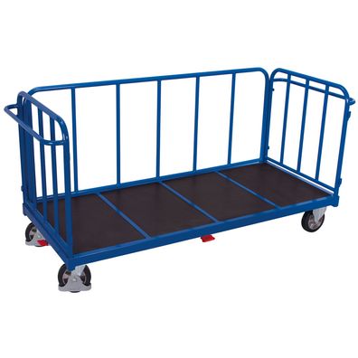 VARIOfit Dreiwandwagen mit senkrechten Streben Elastikbereifung 1200kg Tragkraft 200