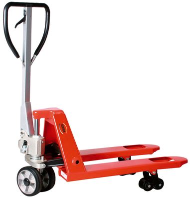 Schefer Gabelhubwagen Premium mit Schnellhub in Sonderlaenge Gabellaenge 800mm
