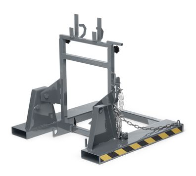 RR Industrietechnik Muelltonnenwender RAL 7005 mausgrau