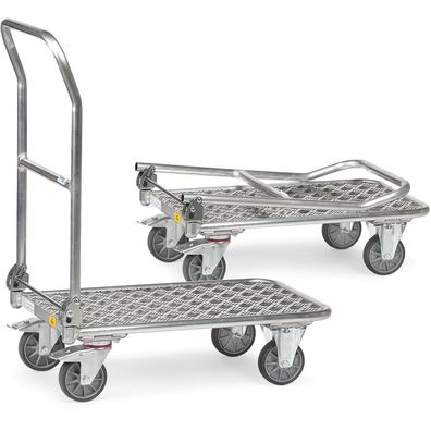 Fetra ESD Klappwagen Alurohrwagen Aluplattform 720x450mm Ladeflaeche