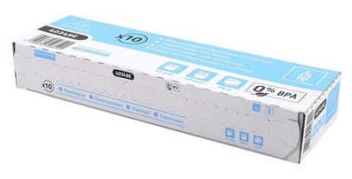 10x Exacompta Thermorollen 1-lagig thermisch 55g/m² 57mm x 18m x 40mm - 40349E