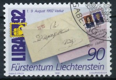 Liechtenstein 1991 Nr 1026 gestempelt SB45C3E