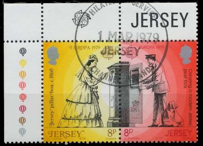 JERSEY 1979 Nr 192A+193A gestempelt WAAGR PAAR ECKE-OLI XAE25E6