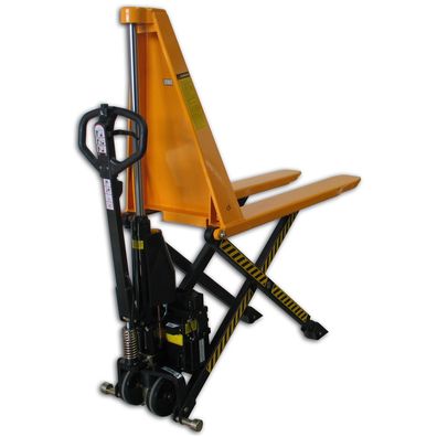 qteck Semi-Elektrischer Scherenhubwagen SHW-Serie 1000kg Tragkraft PU/Single 1190mm