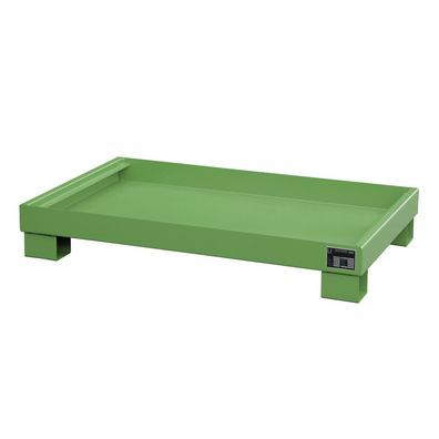 Bauer Auffangwanne AW 60-1, lackiert, Resedagruen
