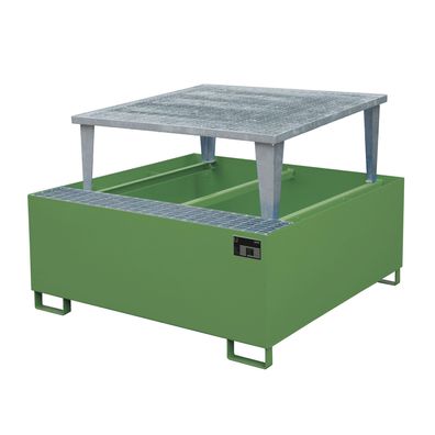 Bauer Auffangwanne AWA 1000, lackiert, Resedagruen