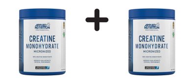 2 x Applied Nutrition Creatine Monohydrate Micronized (500g)
