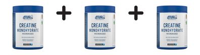 3 x Applied Nutrition Creatine Monohydrate Micronized (500g)