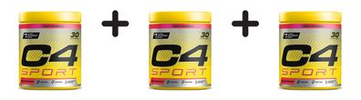 3 x Cellucor C4 Sport (30 Serv) Fruit Punch