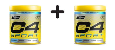 2 x Cellucor C4 Sport (30 Serv) Icy Blue Raspberry