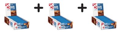 3 x Dymatize Elite Layer Bar (18x60g) Choc Peanut Butter and Caramel