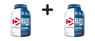 2 x Dymatize Elite Whey (2170g) Strawberry Blast