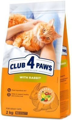 CLUB 4 PAWS KATZE 2 kg Kaninchen