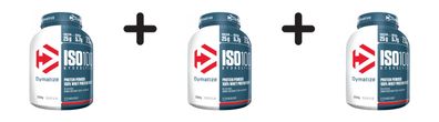 3 x Dymatize ISO 100 (2264g) Strawberry