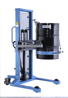 Hanselifter Fasswender SDJ-FW fuer 280l DIN Faesser Tragkraft 400kg Hubhoehe bis 135
