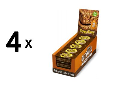 4 x Energy OatSnack Banana Bread (15x70g) Banana