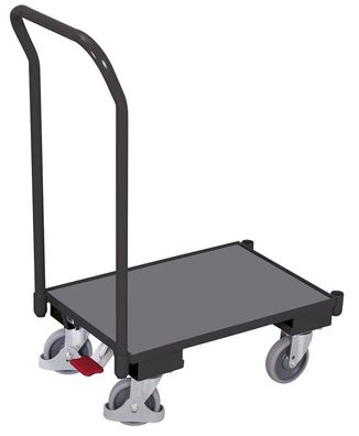 VARIOfit Euro-System-Roller mit Schiebebuegel, Eckhuelsen, 10mm Rand und EasySTOP 60