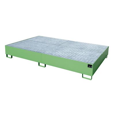 Bauer Auffangwanne AW 1000-10F, lackiert, Resedagruen