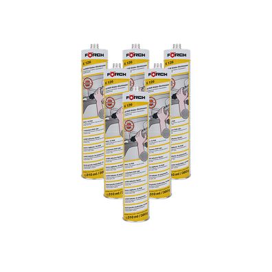 6x FOERCH K126 1K-PUR KLEBE-DICHTMASSE 0.31 LTR Karosserie Spoiler
