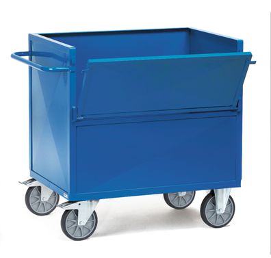 Fetra Blechkastenwagen Waende aus gesicktem Stahlblech 1000x700mm