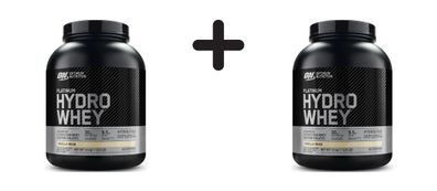 2 x Optimum Nutrition Platinum Hydro Whey (1590g) Vanilla Bean