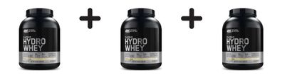 3 x Optimum Nutrition Platinum Hydro Whey (1590g) Vanilla Bean