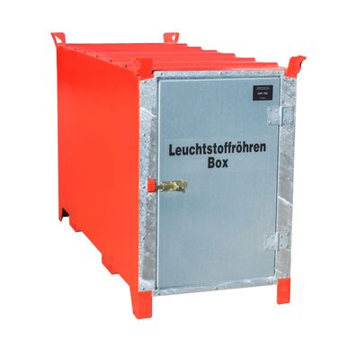 Bauer Leuchtstoffroehren-Box SL 150 nach ADR/RID 1.1.3.10c, Feuerrot mit verzinkter