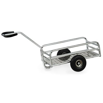 Fetra Outdoor-Handwagen feuerverzinkt mit 795x445mm Ladeflaeche aus Alu-Quintettblec