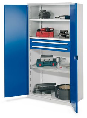 Kappes Schwerlastschraenke ohne Mitteltrennwand 1950x1000x600mm Modell 45 Doppelwand