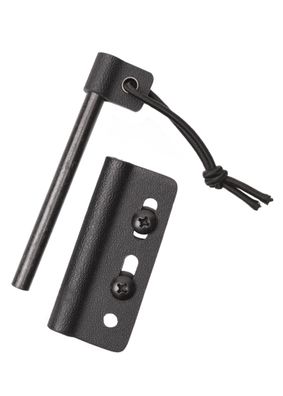 Schnitzel Universal Feuerstahl mit Halter, aus Widerruf