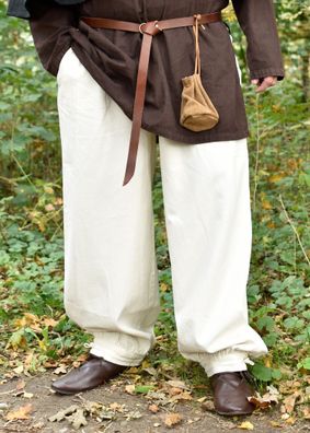 Weite Mittelalter-Hose Hermann, natur, Größe XL, Kundenretoure