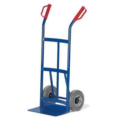 Rollcart Sackkarre -952- mit Rueckwand aus Flachstahl 1050mm hoch Schaufelbreite 400
