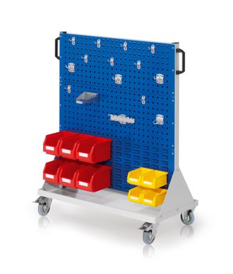Kappes RasterMobil® mobiler Arbeitsplatzschrank Groese #3 1230x1000x500mm 4 Lochpla