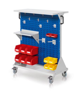 Kappes RasterMobil® mobiler Arbeitsplatzschrank Groese #3 1270x1000x500mm 32-teilig