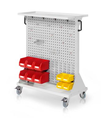 Kappes RasterMobil® mobiler Arbeitsplatzschrank Groese #3 1270x1000x500mm 32-teilig