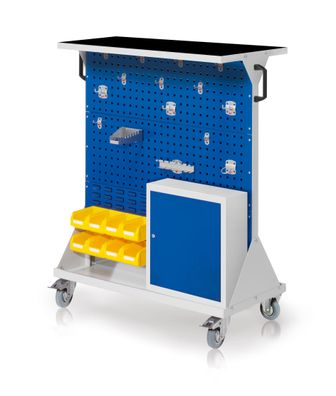 Kappes RasterMobil® mobiler Arbeitsplatzschrank Groese #3 1270x1000x500mm 31-teilig