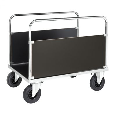 Kongamek Plattformwagen verzinkt 1000x700x900mm mit Ladeflaeche und 2 stirnseitigen